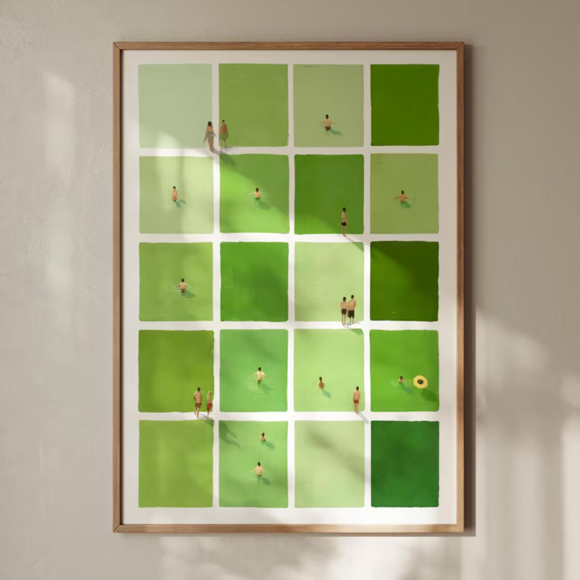 Badminton Poster - Minimalistyczny obraz na ścianę z motywem