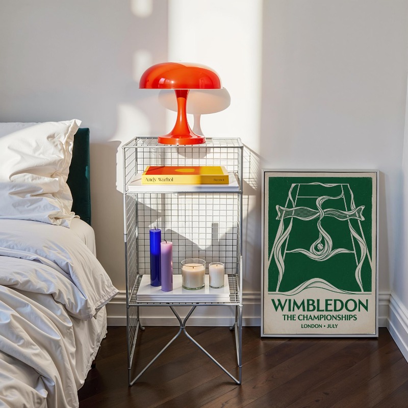 Vintage'owe tenisowe i koszyka – Badminton Poster recenzja i cena