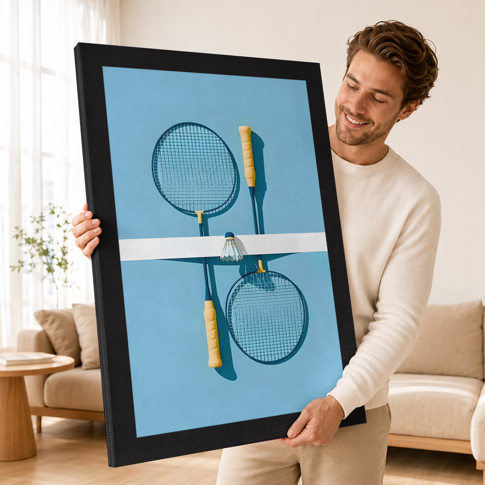 Obraz na płótnie przedstawiają – Badminton Poster recenzja i cena