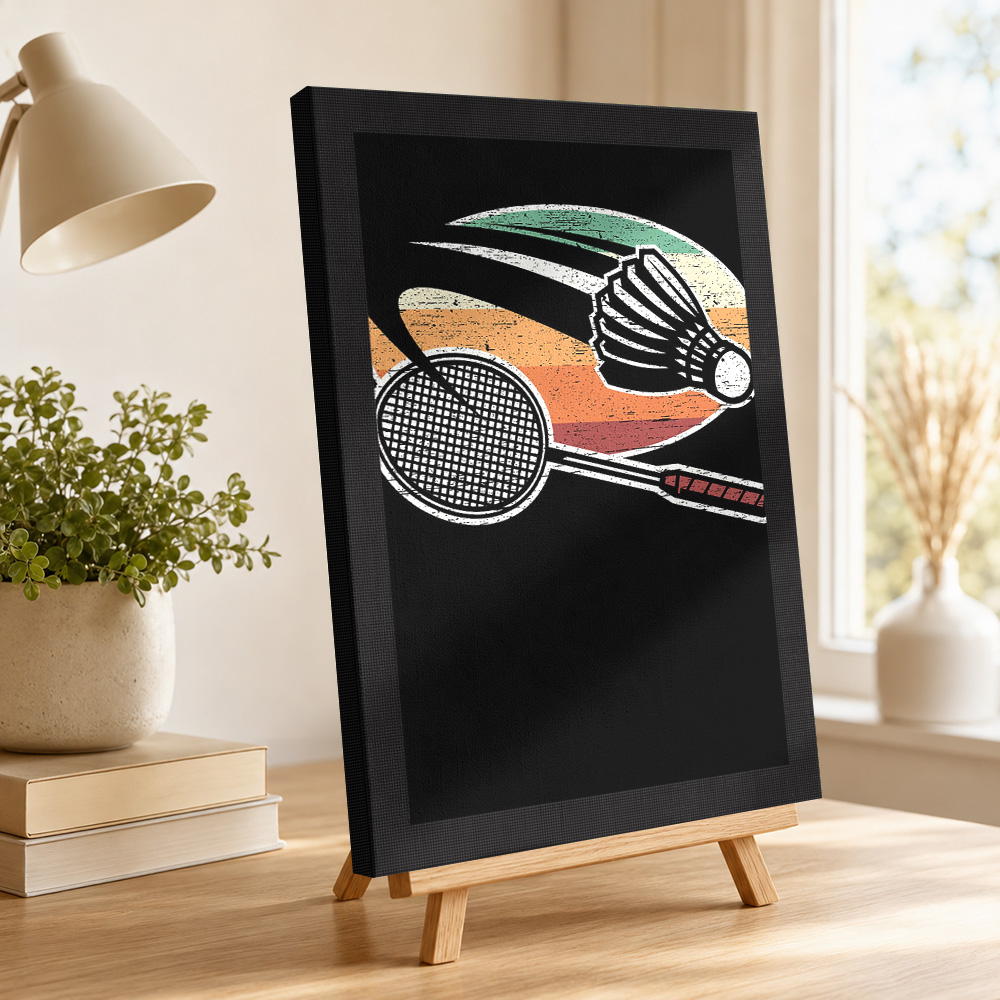 Obraz na płótnie z badmintonem – Badminton Poster recenzja i cena