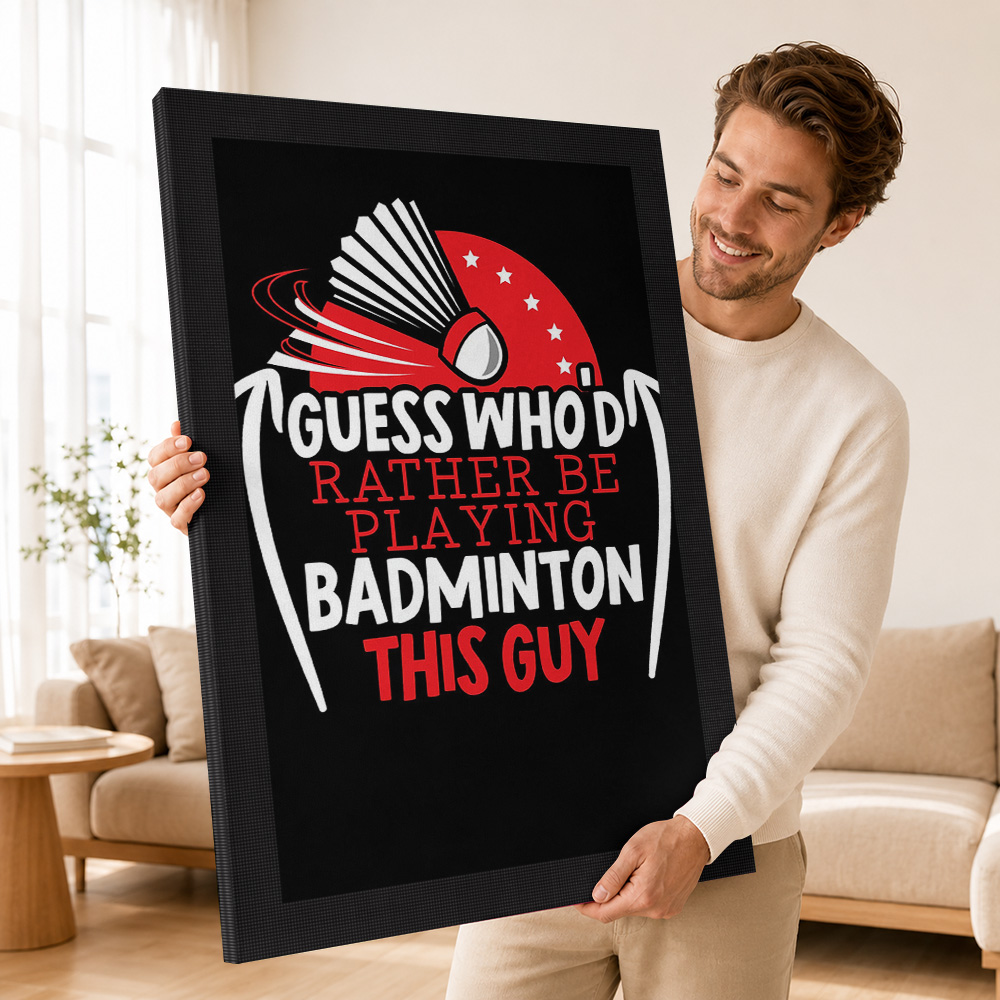 Obraz na płótnie z badmintoniś – Badminton Poster recenzja i cena