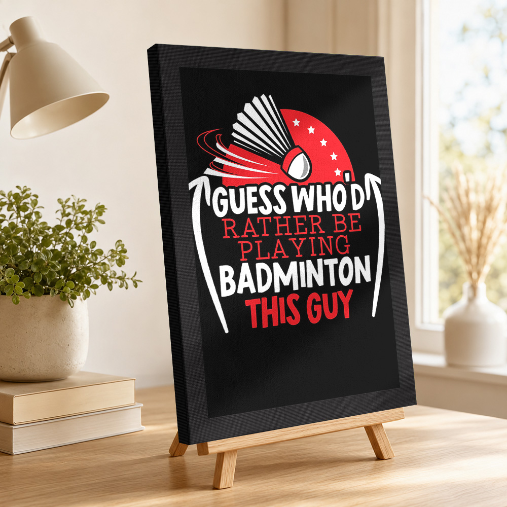 Obraz na płótnie z badmintoniś – Badminton Poster recenzja i cena