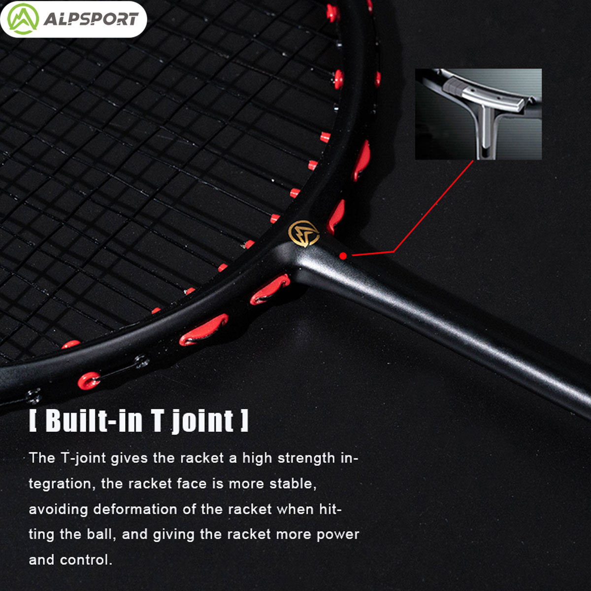 Alpsport MH-V5 5U 75g Faliste  – Badminton Raket recenzja i cena