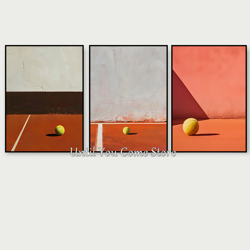 Retro Tenis i Rakieta Tenisowa – Badminton Poster recenzja i cena