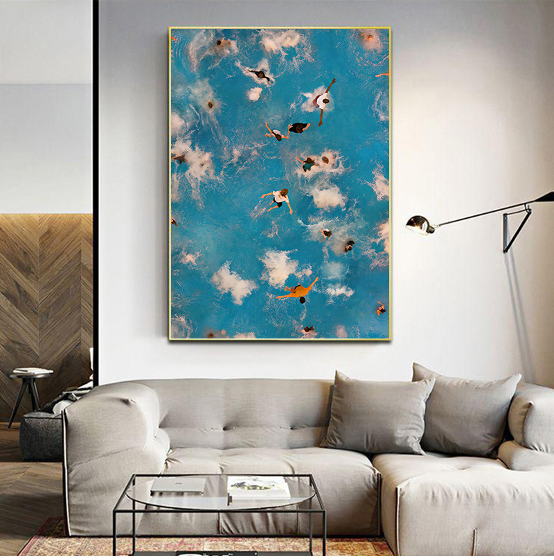 Summer Swimming Party Wall Art – Badminton Poster recenzja i cena